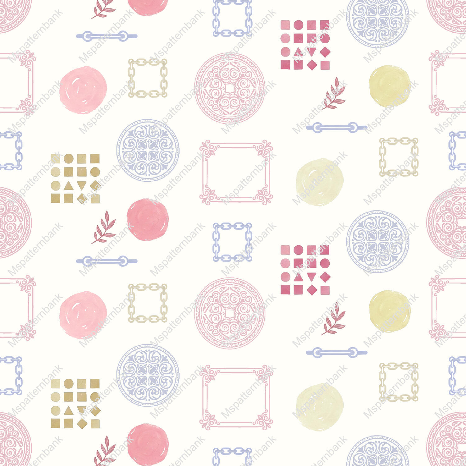Beautiful Patterned Grid Artwork