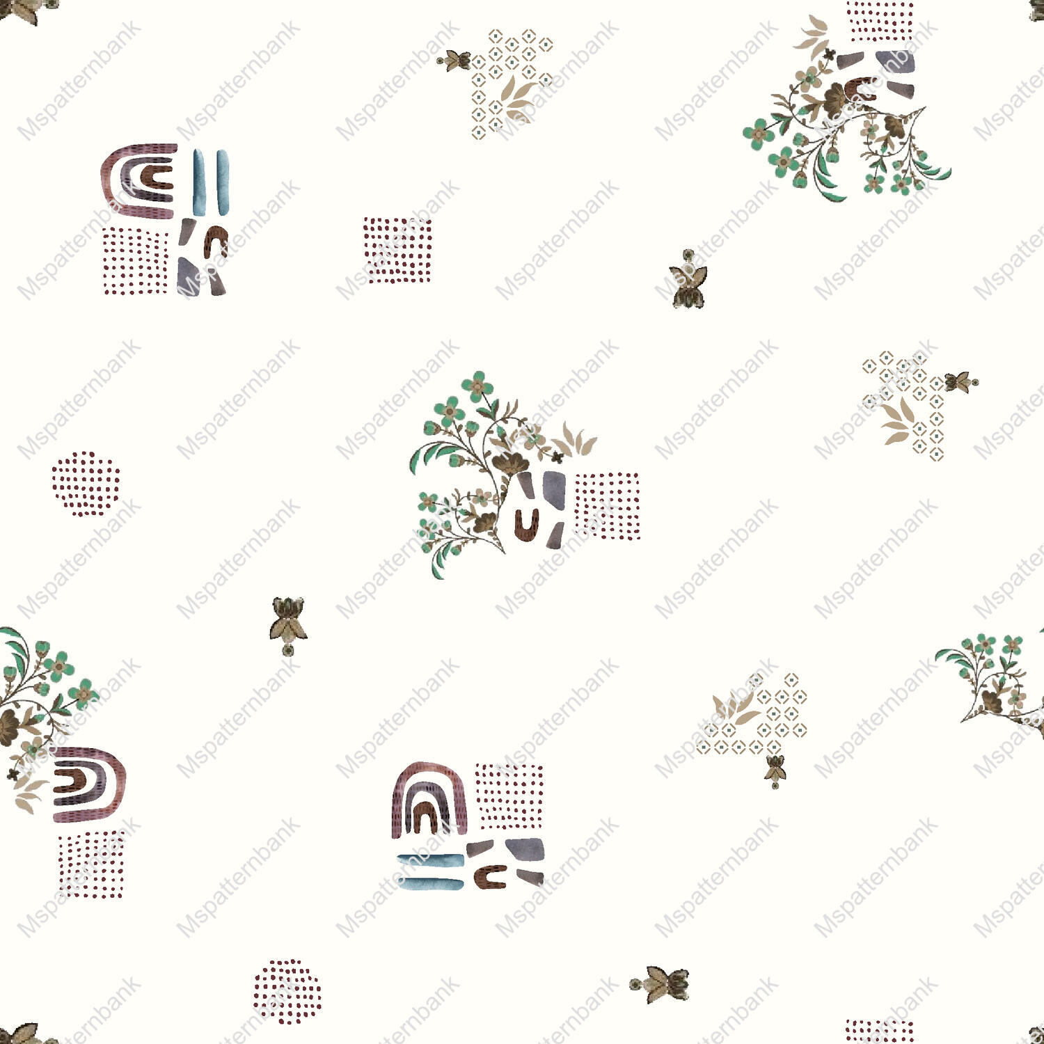 Graceful Polygonal Grid Artwork