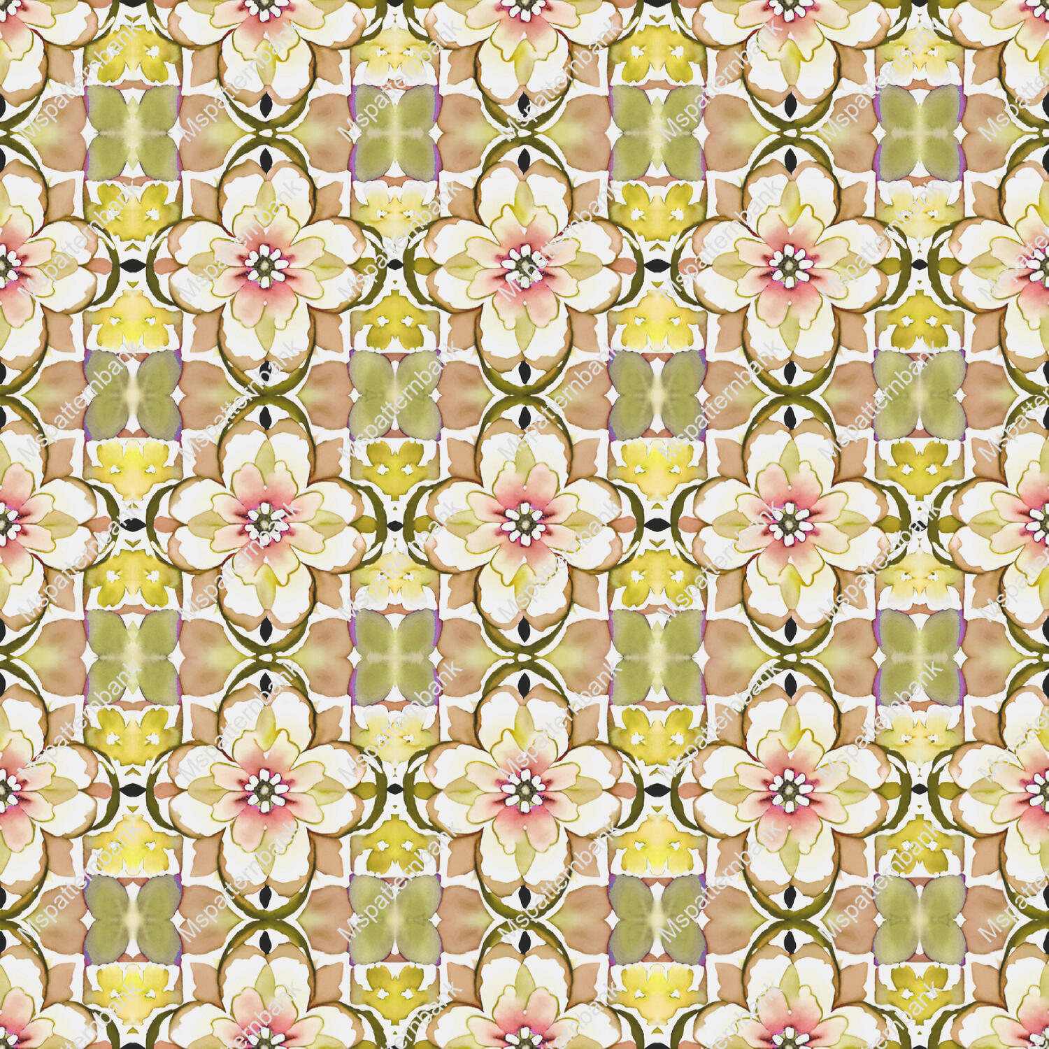 Graceful Mosaic Modern Print Graceful Mosaic Modern Print