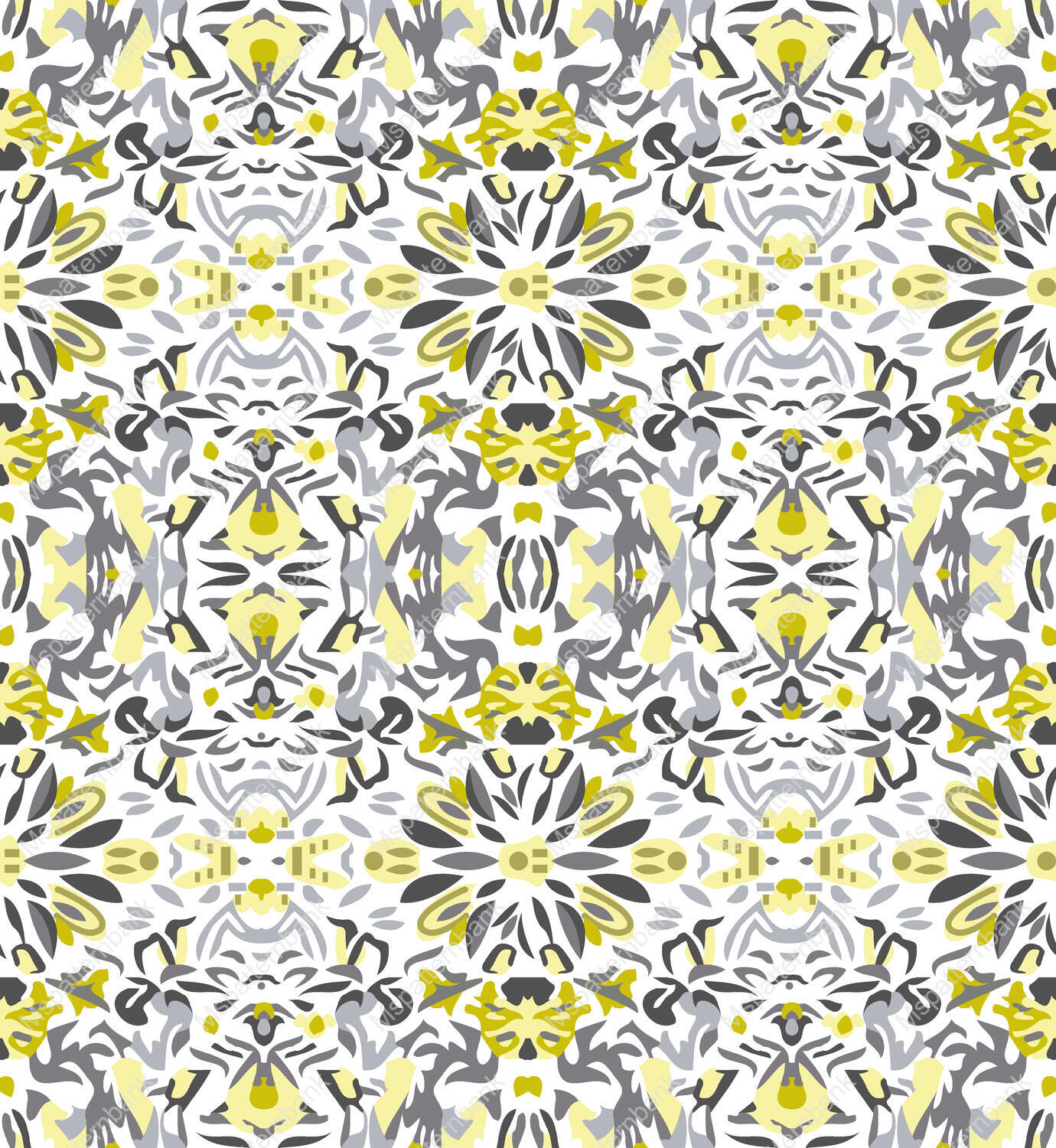 Modern Sage Rhombus Geometric Fabric Design